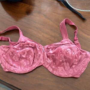 Wacoal Rose Patterned Pink Bra
